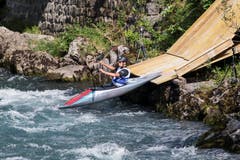 Calvin Widmer beim Start. (Bild: Manuela Jans-Koch, Muotathal, 2. Juni 2018)