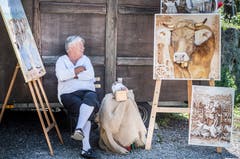Historischer Handwerker- und Warenmarkt im Schloss Wellenberg.