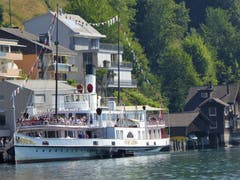 Das DS Stadt Luzern. (Bild: Hans Steiner (Ennetbürgen, 30. Juni 2018))