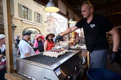 Alles Wurst: Samstagnachmittag am Luzerner Fest.