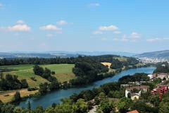 Der «Göttersee» vom Kantonsspital her gesehen. (Bild: Josef Habermacher)