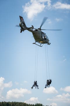 Die Vorführung der Luzerner Polizei. (Bild: Roger Grütter)