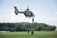 Die Vorführung der Luzerner Polizei. (Bild: Roger Grütter)