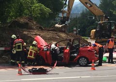 Ein weiteres Bild des Autos (Bild: Thomas Erni/Radio Pilatus)