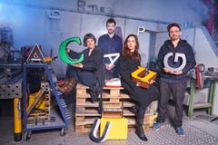 Equipe Wiss: «Die Wörterfabrik». Beitrag: 40'000 Franken. (Bild: Ingo Höhn)