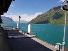 Föhnstimmung von Treibstation Richtung Bürgenstock und Pilatus. (Bild: Carlo Wyrsch)