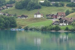 Schöne Landschaft beim Weiler Bürglen und dem Lungernsee. (Bild: Bruno Ringgenberg)