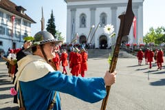 Impressionen von der Schlachtfeier Sempach. (Bild: Philipp Schmidli, 1. Juli 2018)