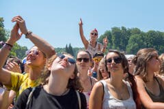 Das Publikum beim Konzert von Hecht, Bild: Urs Bucher