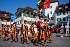 Impressionen von der Schlachtfeier Sempach. (Bild: Philipp Schmidli, 1. Juli 2018)