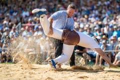 Andreas Ulrich (links) gegen Benji von Ah. (Bild: Philipp Schmidli)