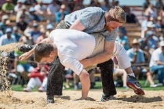 Trotz der Niederlage gegen Martin Roth (oben), sicherte sich der erst 18-jährige Eichberger Jaime Marty den Schlussgangeinzug. (Bild: Lorenz Reifler)