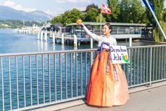 Auf der Seebrücke Luzern angetroffen: «Kennst du JeJu?» (Bild: Jörg Meier)