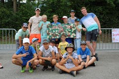 Die «Spione und ihre Brüder» im Pfarreilager Neuenkirch, das dieses Jahr in Schüpfheim stattfindet. (Bild: Fabienne Niederberger)