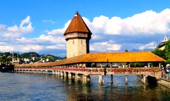 Luzern wie es schöner fast nicht sein kann. (Bild: Walter Buholzer)