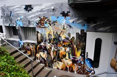 Arbeit von Ezra Pirk an der Luzerner Baselstrasse. (Bild: PD)