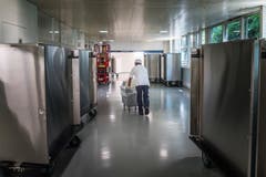 Routinearbeiten: Hier unten herrscht ein eingespieltes Miteinander. (Bild: Michel Canonica)