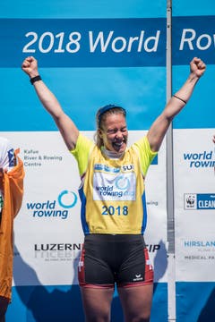 Erster Platz bei den Single Frauen geht an die Jeannine Gmelin. (Bild: Dominik Wunderli (Luzern, 15. Juli 2018))