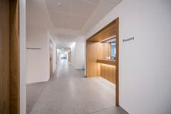 Die Sitzungszimmer tragen die Namen Malters, Blatten, Ettisbühl und Enningen. Alles Namen von Weilern in Malters. Neu im Verwaltungsgebäude sind jetzt auch das Sozialamt, die Schulleitungen der Volks- und Musikschule und anfangs August zieht das Betreibungsamt in die Weihermatte. Bild: Pius Amrein (Malters, 16. Juli 2018)