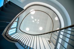Treppe ins Obergeschoss. Bild: Pius Amrein (Malters, 16. Juli 2018)
