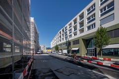 Aussenansicht des neuen Gebäudes. Bild: Pius Amrein (Malters, 16. Juli 2018)