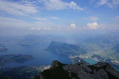 Fantastischer Ausblick vom Pilatus auf die Zentralschweiz. (Bild: Bruno Ringgenberg)
