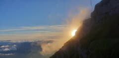 Als ob die Sonne brennt! (Bild: Priska Arnold, Rigi zwischen Staffel und Kulm)