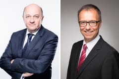 Neue Gesichter bei Raiffeisen: Der 55-jährige Rolf Walker und der 52-jährige Thomas Rauber stossen neu zum Verwaltungsrat.
