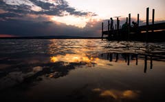 Abendstimmung am Zugersee (Bild: Daniel Hegglin (Zug, 17. Juli 2018))