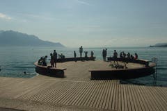 Freihängender Kreisel direkt am Quai montiert. (Bild: Josef Müller)