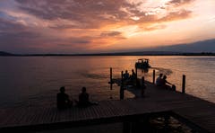 Abendstimmung am Zugersee. (Bild: Daniel Hegglin (Zug, 19. Juli 2018))