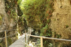 An einem heissen Tag durch die Teufelsschlucht. (Bild: Irene Wanner (Hagendorf, 19. Juli 2018))