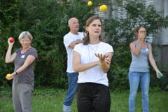 Jonglierkurs für konzentriertes Lernen. (Bild: PD/Lukas Fleischer)
