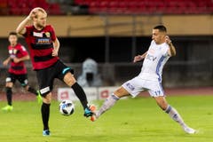 Marco Wiget (links) gegen Joao Oliveira (Bild: Pascal Muller / Freshfocus)