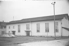 Die Turnhalle Grof im November 1971. (Bild: Bilder: Archiv Hansruedi Rohrer)