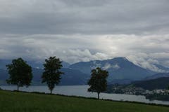Vom Dietschiberg aus gesehen. (Bild: Josef Habermacher (Luzern, 23. Juli 2018))
