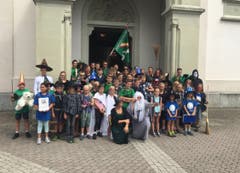 Die Jubla Menznau wird ihrem Motto "Hokuspokus Sommerlager" gerecht. (Lagerbild: Silvan, Menznau 22. Juli 2018)