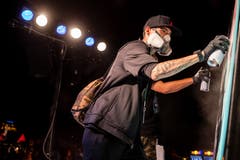 Künstler am Blue Balls Festival 2018. Bild: Philipp Schmidli (Luzern, 22. Juli 2018)