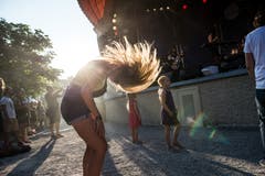 Sie geht am Blue Balls ab. Bild: Dominik Wunderli (Luzern, 24. Juli 2018)