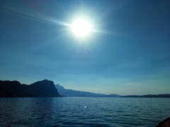 Traumhafte Natur auf dem Vierwaldstätttersee. (Bild: Bruno Ringgenberg (25. Juli 2018))