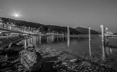 Mondaufgang über dem Zugersee. (Bild: Daniel Hegglin (Zug, 26. Juli 2018))