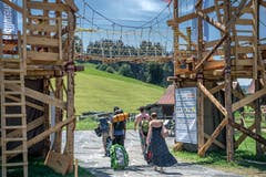 Langsam heisst's «auf Wiedersehen»: Das Kantonslager neigt sich dem Ende zu. (Bild: Pius Amrein. Escholzmatt, 27. Juli 2018)