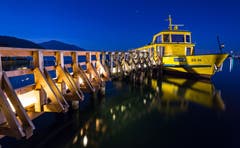MS Yellow auf dem Zugersee. (Bild: Daniel Hegglin (Zug, 26. Juli 2018))