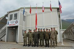 Internationale Zusammenarbeit am Arbeitsort von Martin Burch: Sein Team besteht aus türkischen, österreichischen, polnischen und US-amerikanischen Armeeangehörigen. (Bild: PD)