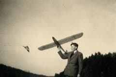 Die Anfangszeit der Modellfluggruppe in den 50er Jahren. (Bild: PD)
