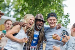 Ein Selfie mit Akil war ein Muss. (Bild:André A.Niederberger (Sarnen, 28.Juli 2018))