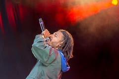 La Base & Tru Comers auf der Bühne. (Bild:André A.Niederberger (Sarnen, 28.Juli 2018))