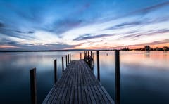 Abendrot am Zugersee. (Bild: Daniel Hegglin, 28. Juli 2018)