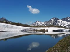 Der Geheimtipp auf der Wanderung über den Lolapass. (Bild: Daniel Bissig)