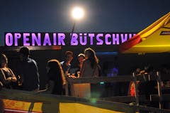 Auch in der Nacht gut sichtbar. (Bild: Michael Hug)